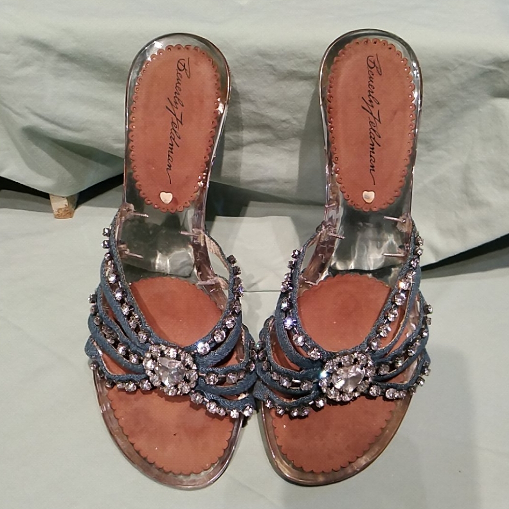 Shoes Beverly Feldman Size 6 "I Love Diamonds"